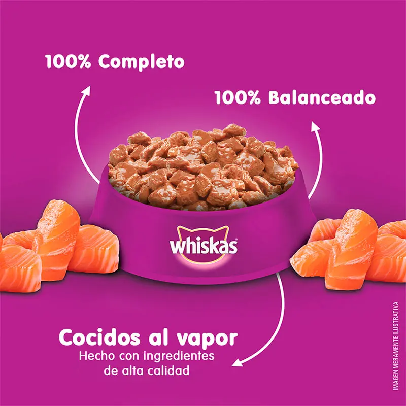 Whiskas Alimento Húmedo Gato Adulto - Imagen 2