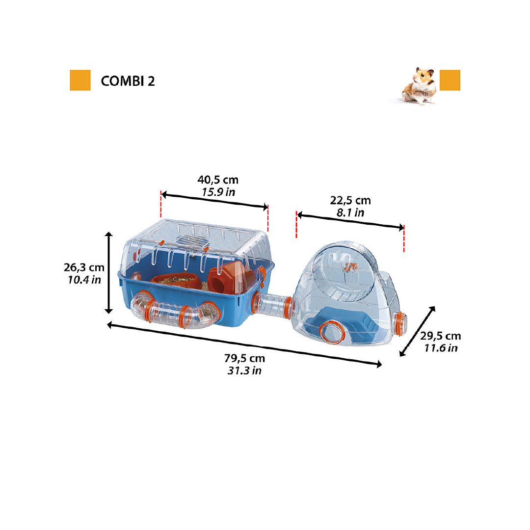 Jaula Roedor Ferplast Combi 2 - Imagen 2