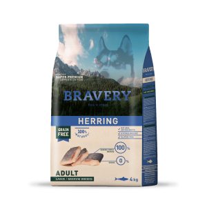 Bravery Perro Adulto 12kg Arenque