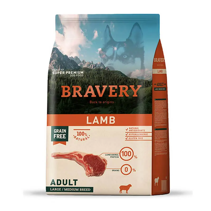 Bravery Perro Adulto 12kg Cordero