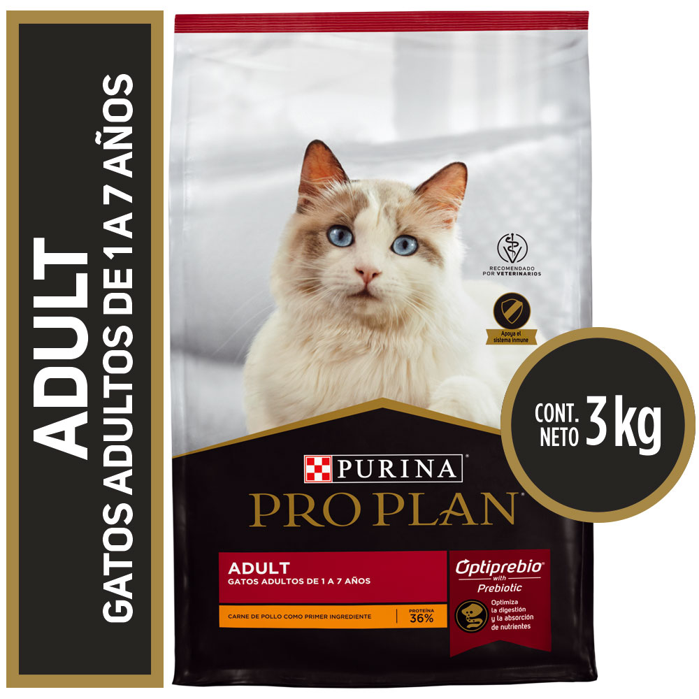 Purina Pro Plan Gato Adulto 3kg - Imagen 2