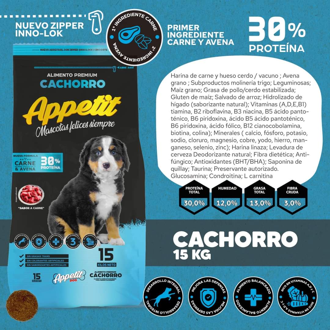 Appetit Cachorro 15kg - Imagen 2
