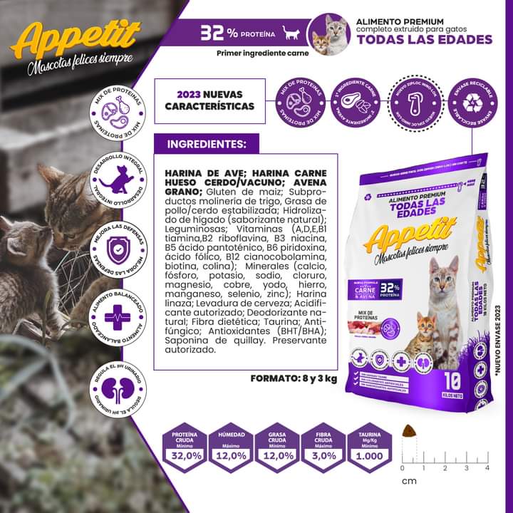 Appetit Gato Todas las Edades 10kg - Imagen 2